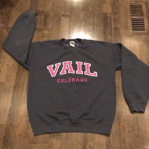 Vail, CO Sweatshirt. Gray, size Small, good condition.